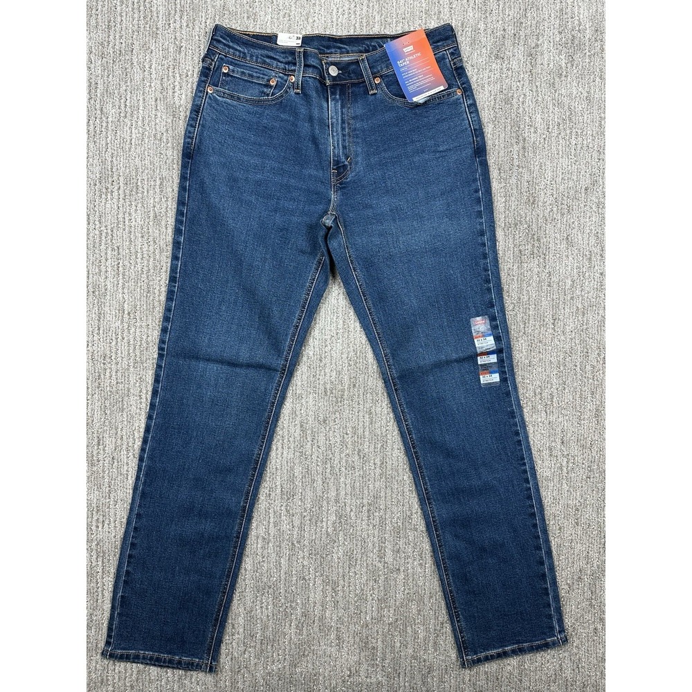 Levis 541 Pants Mens 32x34 Blue Athletic Taper Stretch Straight Denim
